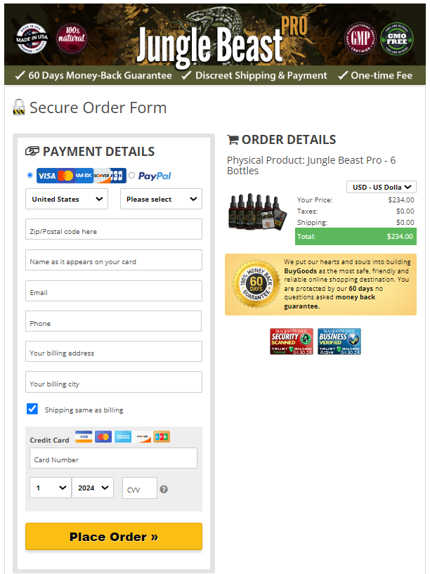 Order Page